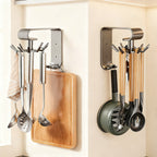 Rotatable 10-Hook Kitchen Wall Rack