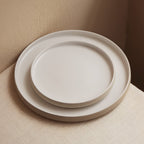 25-Piece Porcelain Dinnerware Set with Gold Rim
