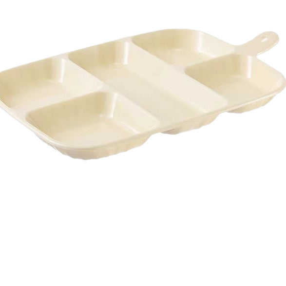 Geteiltes Serviertablett mit Fächern, wandhängbar