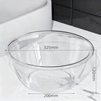 Transparent Robust Plastic Basin
