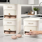 Kühlschrank-Eierbox mit Rollmechanismus