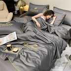 4-Piece Lightweight Cooling Summer Bedding Set