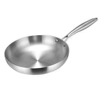 Stainless Steel Frying Pan with Glass Lid