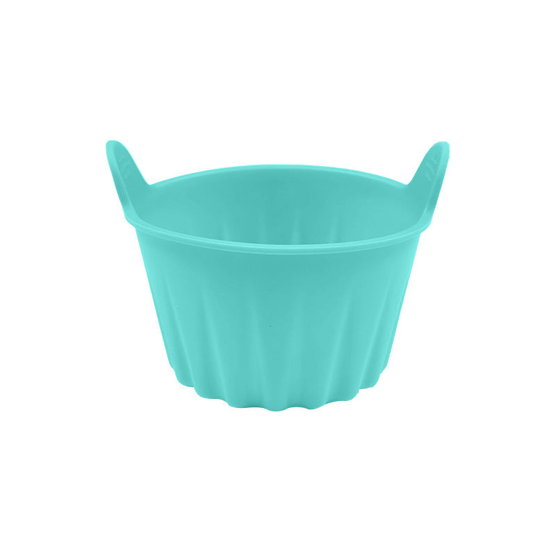 Round silicone egg cups, 9×9×7 cm