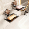 Double-Layer Soap Dish with Suction Cup
