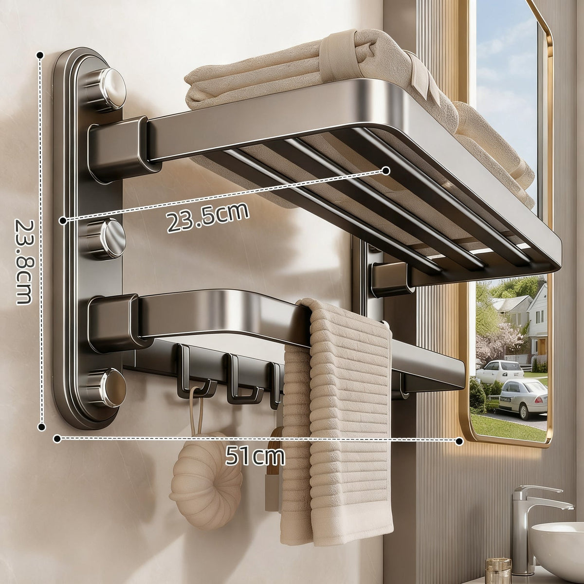 Suction Cup Towel Holder