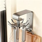 Rotatable 10-Hook Kitchen Wall Rack