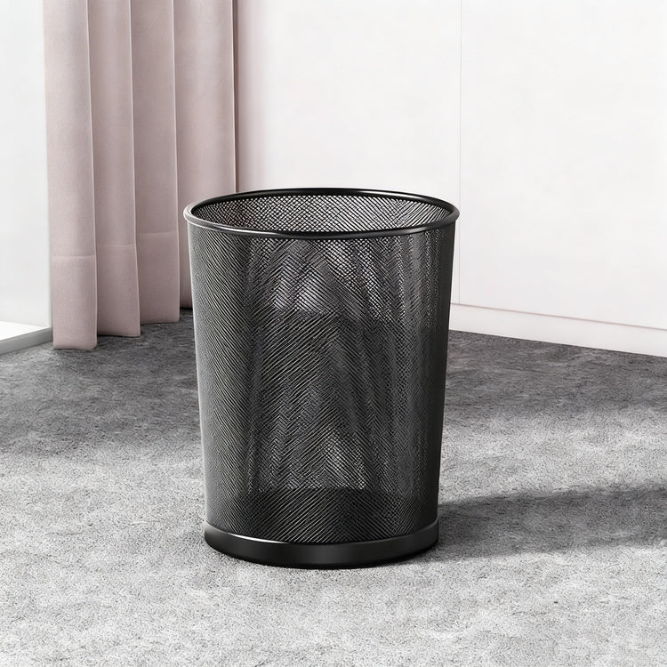 Round Metal Mesh Waste Bin