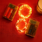 LED-Lichterkette, 10 m, 100 Lichter, USB/Batterie