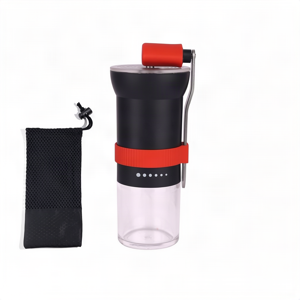 Manual Stainless Steel Coffee Grinder with Ceramic Mechanism