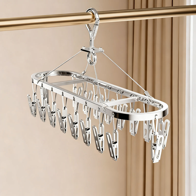 Aluminum Sock Dryer with Clips