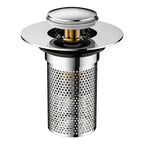 Push-Button Sink Drain Valve