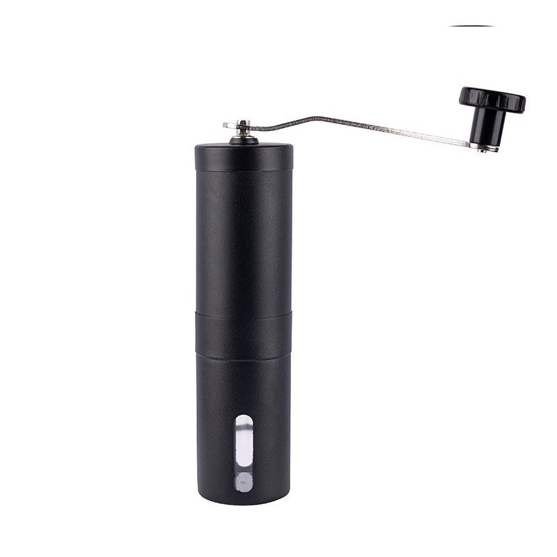 Manual coffee grinder with ceramic grinding mechanism, stainless steel