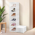 Stapelbare Schuhboxen, 6 Ebenen