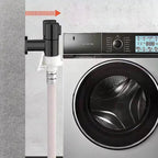Doppel-Kontrollventil aus Messing – Wasseranschluss in Mattschwarz