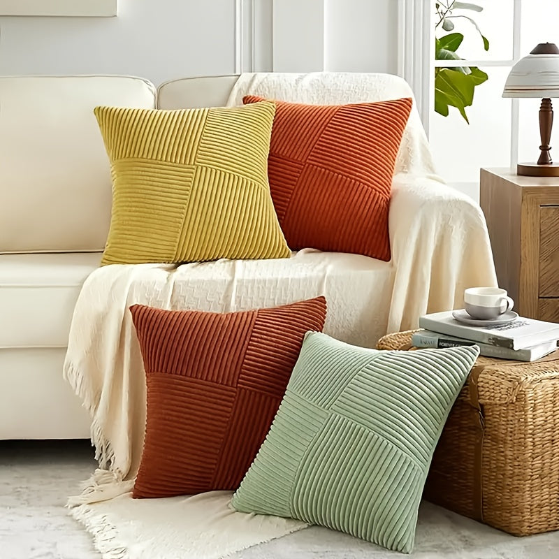 NordLiv Boho Style Velvet Pillowcase Set