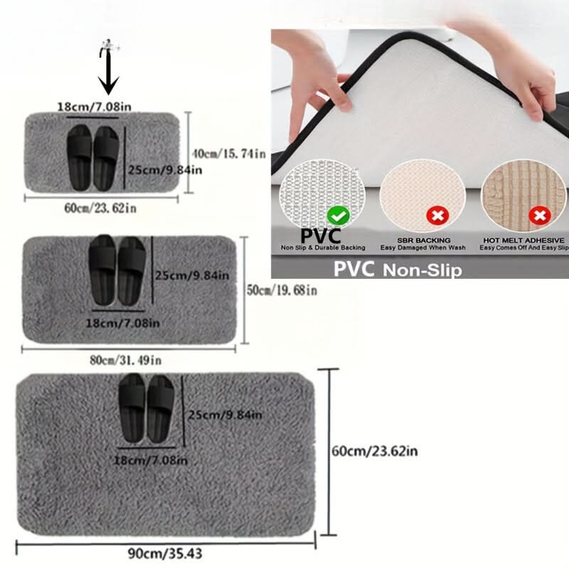 Lonneke Soft, Thickened, and Highly Absorbent Bath Mat