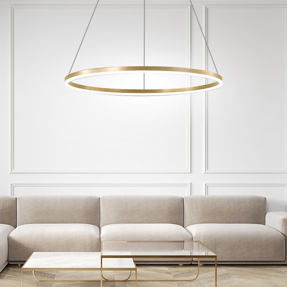 Runde LED-Pendelleuchte