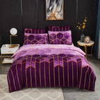 Geometric Cooling Duvet Cover Set