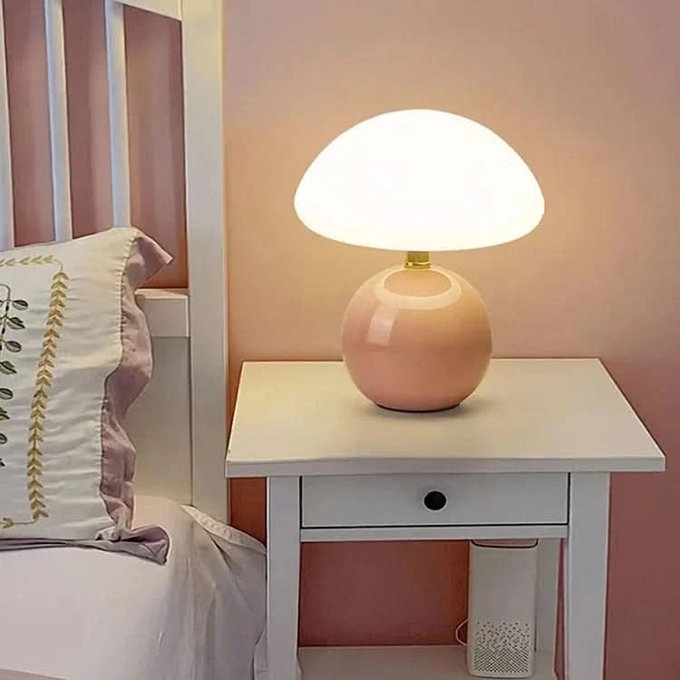 Blush Cloud Keramik-LED-Tischlampe