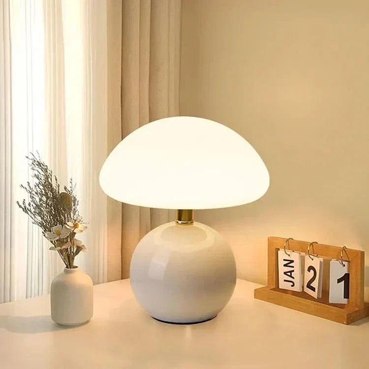 Blush Cloud Keramik-LED-Tischlampe