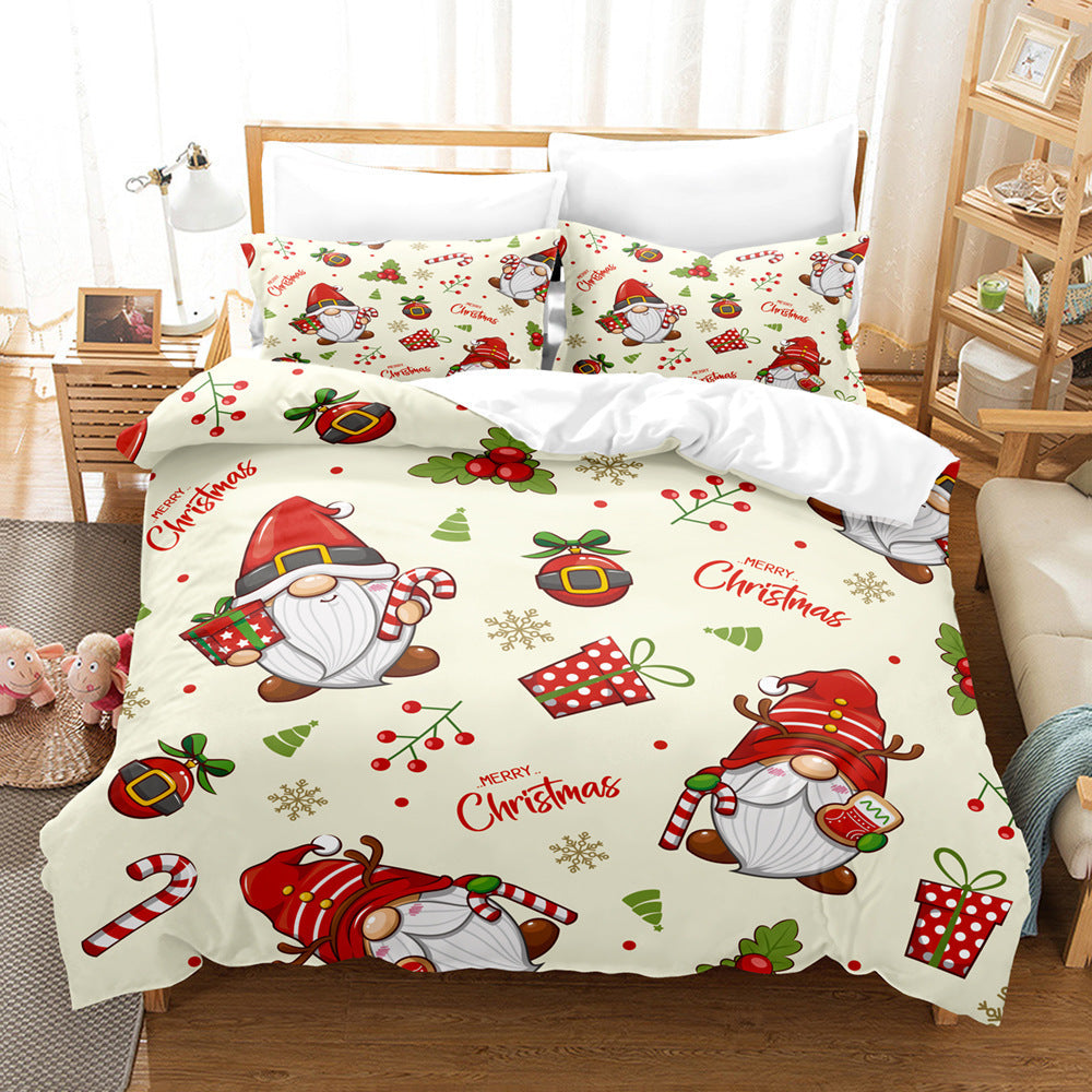 Christmas Digital Printed Duvet Bedding Set
