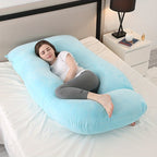 J-Shaped Maternity Pillow