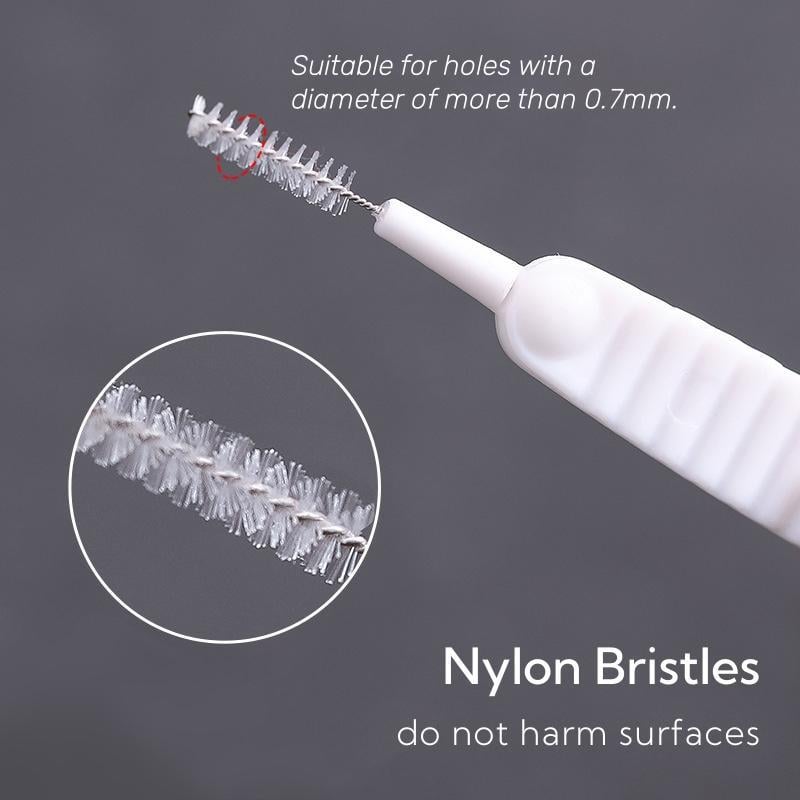 Präzisions-Reinigungsbürsten-Set | 30-teilig | Nylonborsten mit PP-Griff | Für mehrere Oberflächen