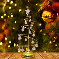 Weihnachts-Tischleuchte mit LED-Spiraldesign