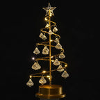 Weihnachts-Tischleuchte mit LED-Spiraldesign