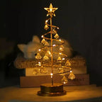 Weihnachts-Tischleuchte mit LED-Spiraldesign