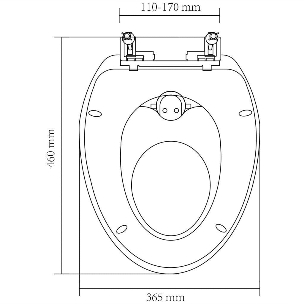 Soft Close Toilet Seat for Adults and Children