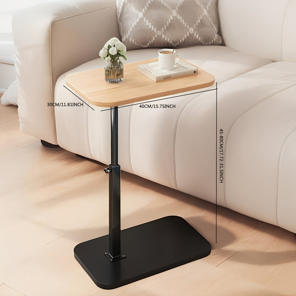 Verstellbarer Beistelltisch für Sofa & Bett