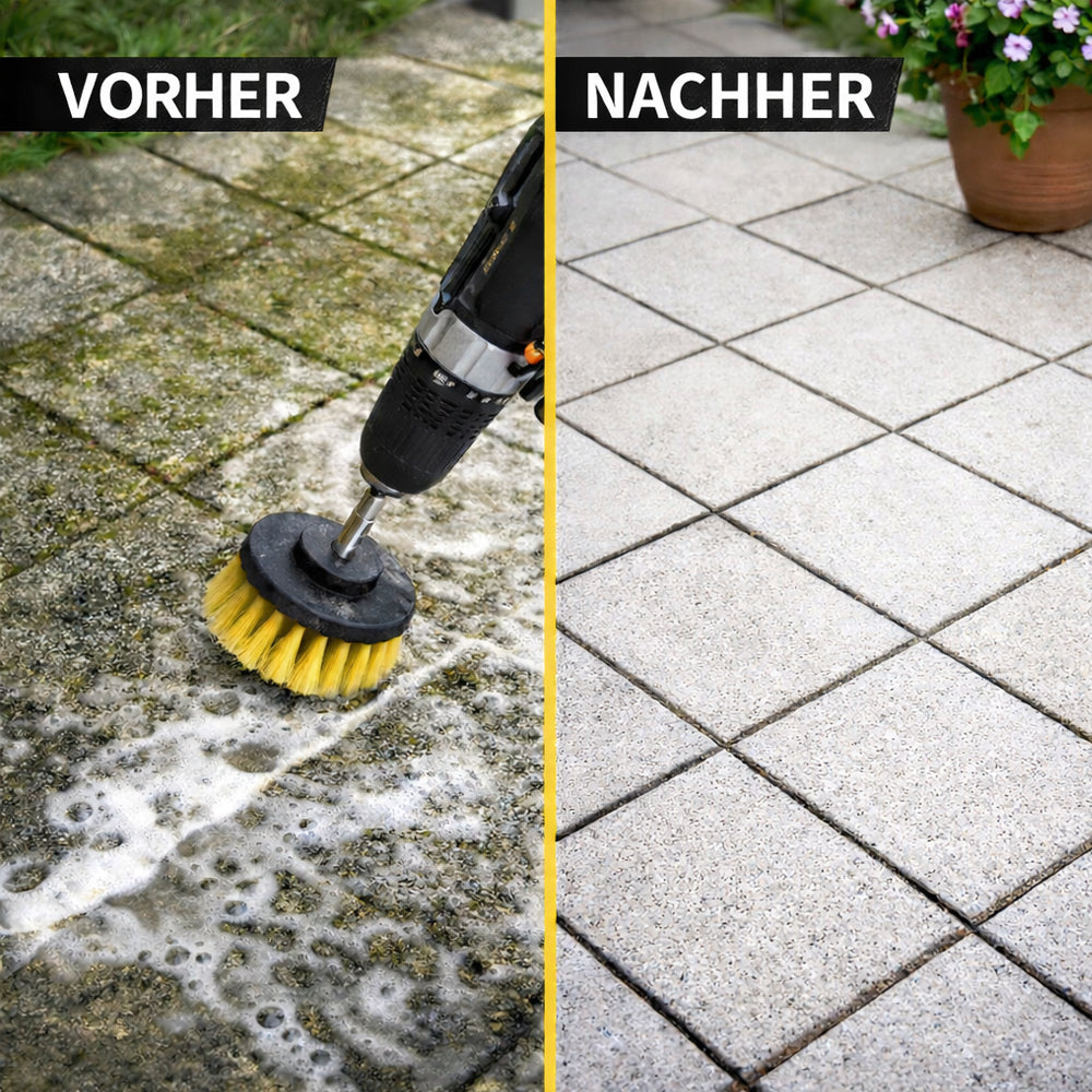 4-in-1 Bürstenset für Bohrmaschinen