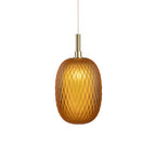 Design-Pendelleuchte mit Glaskugel