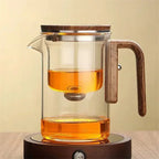 Glassfera Glass Teapot with Loose Filter for Hot and Cold Tea