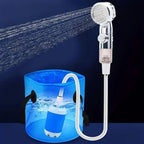 Tragbare USB-aufladbare Wasserpumpen-Duschbrause