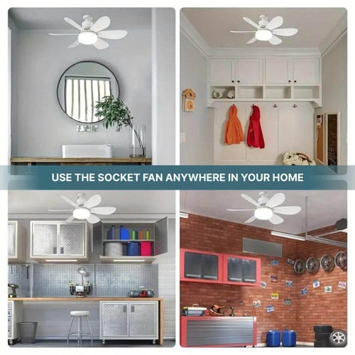 Deckenventilator mit LED-Licht