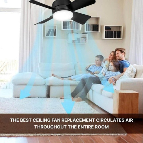 Deckenventilator mit LED-Licht