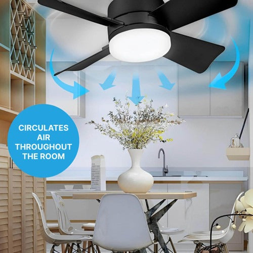 Deckenventilator mit LED-Licht