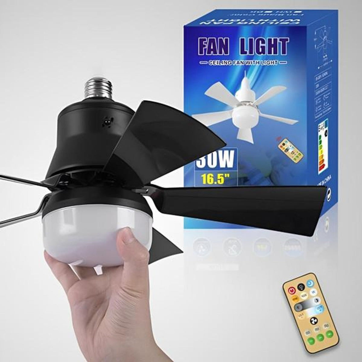 Deckenventilator mit LED-Licht