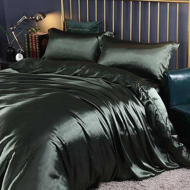 Silk Satin 4-Piece Bedding Set