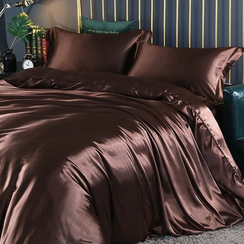 Silk Satin 4-Piece Bedding Set