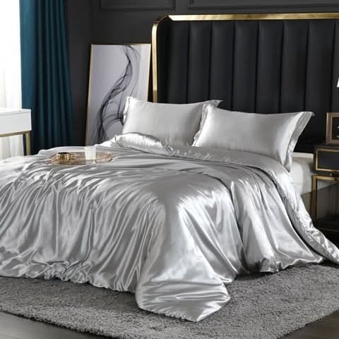Silk Satin 4-Piece Bedding Set
