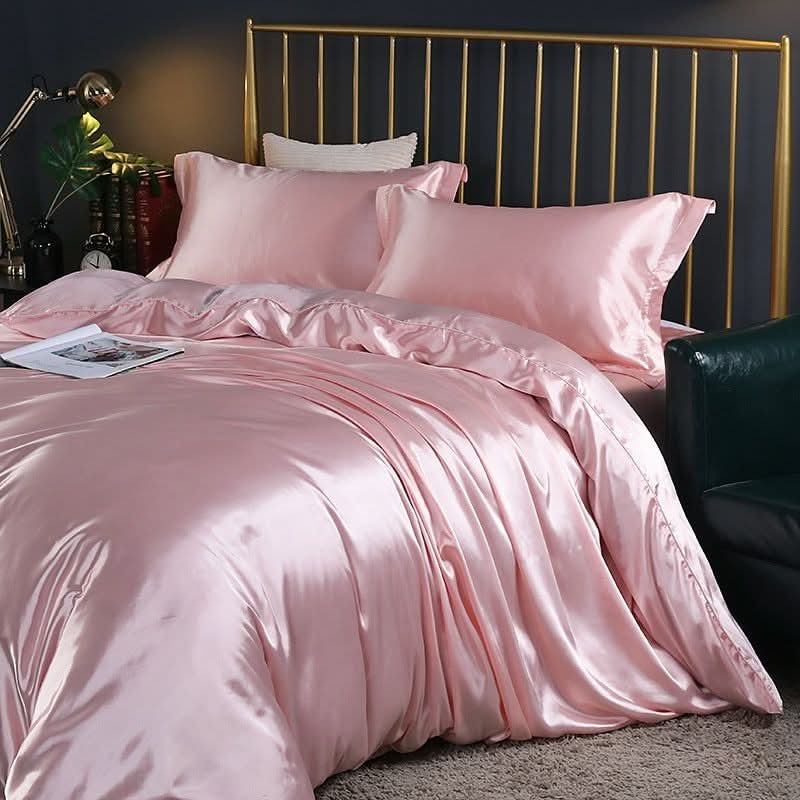 Silk Satin 4-Piece Bedding Set