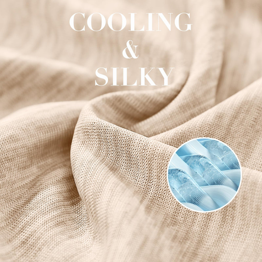 Light Brown Cooling Blanket – 3.0, Q-Max>0.5, Multi-Size Options