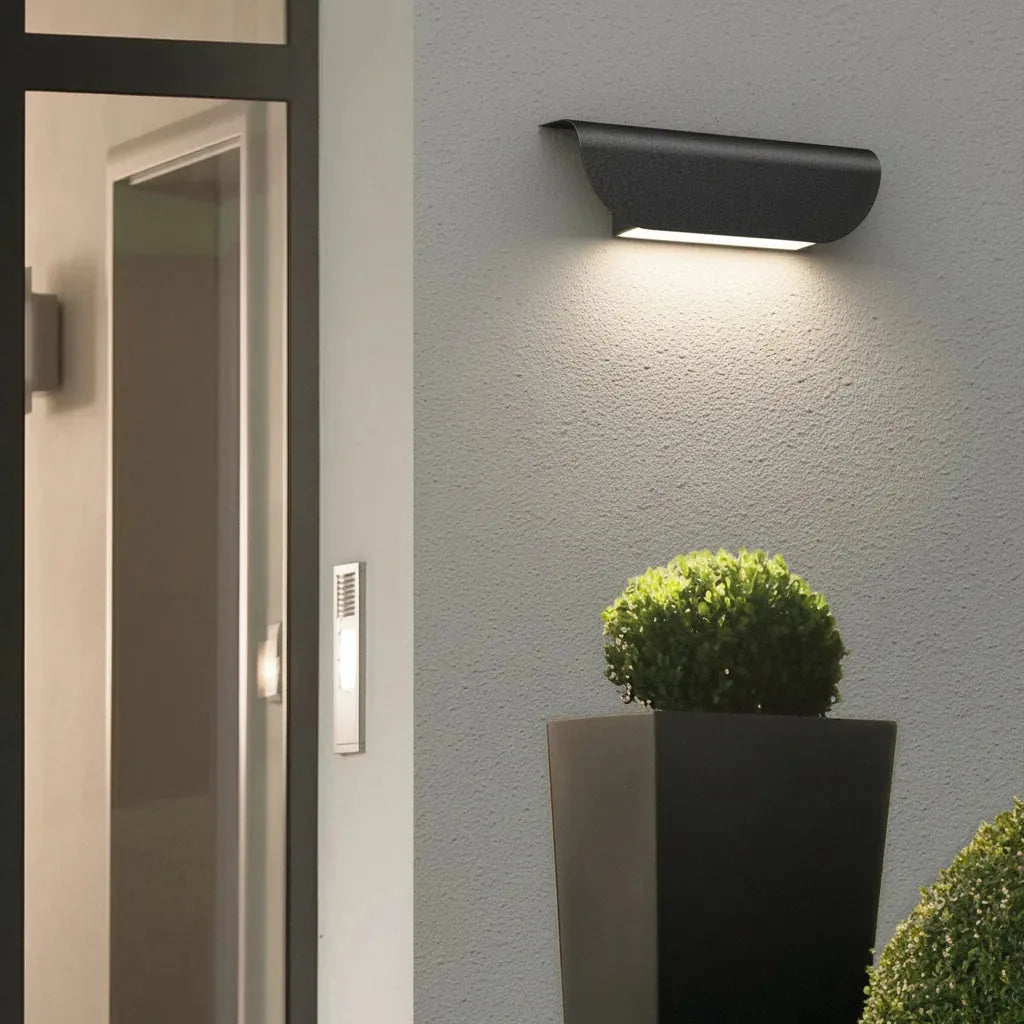 Moderne minimalistische LED-Wandleuchte aus Aluminium (12W)