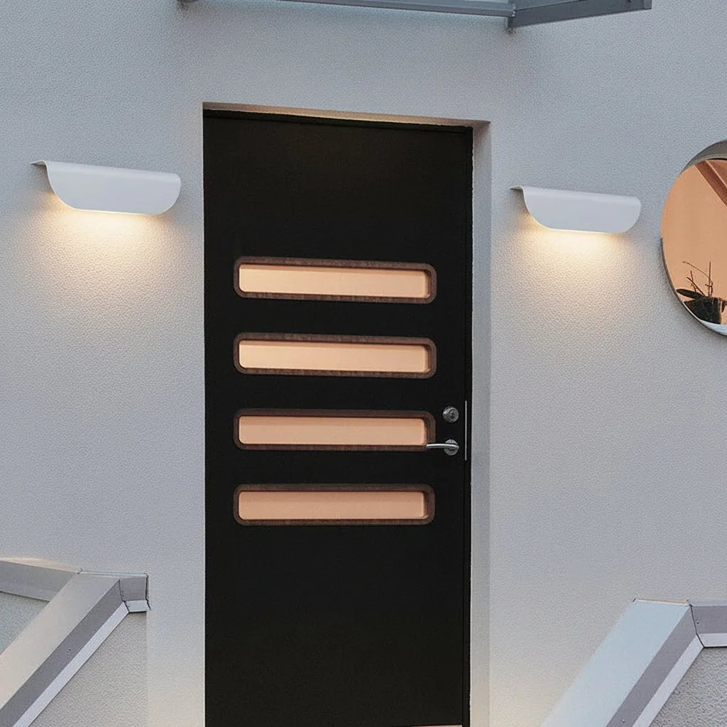 Moderne minimalistische LED-Wandleuchte aus Aluminium (12W)