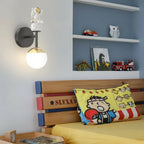 Cartoon Astronaut LED Wall Sconce – Creative 20W Resin Space Art Wall Light - 3-Color Dimming