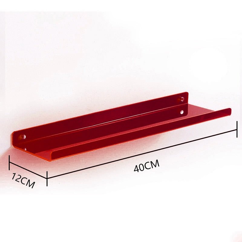Invisible Wall-Mounted Floating Shelves